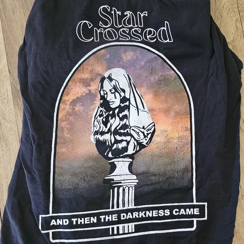Star Crossed Black Graphic T-Shirt